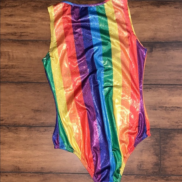 Colourful spandex bodysuit - Picture 4 of 5